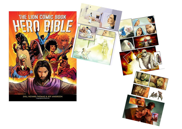 The Lion Comic Book Hero Bible - Jeff Anderson Illustration